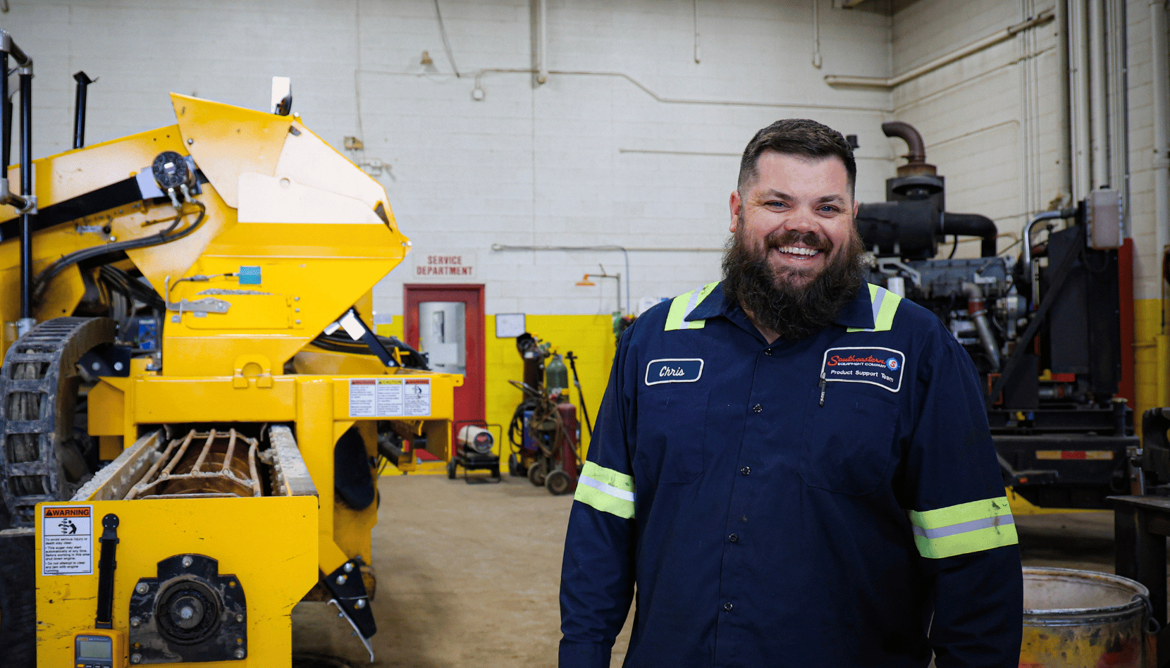 Southeastern Equipment product support team member