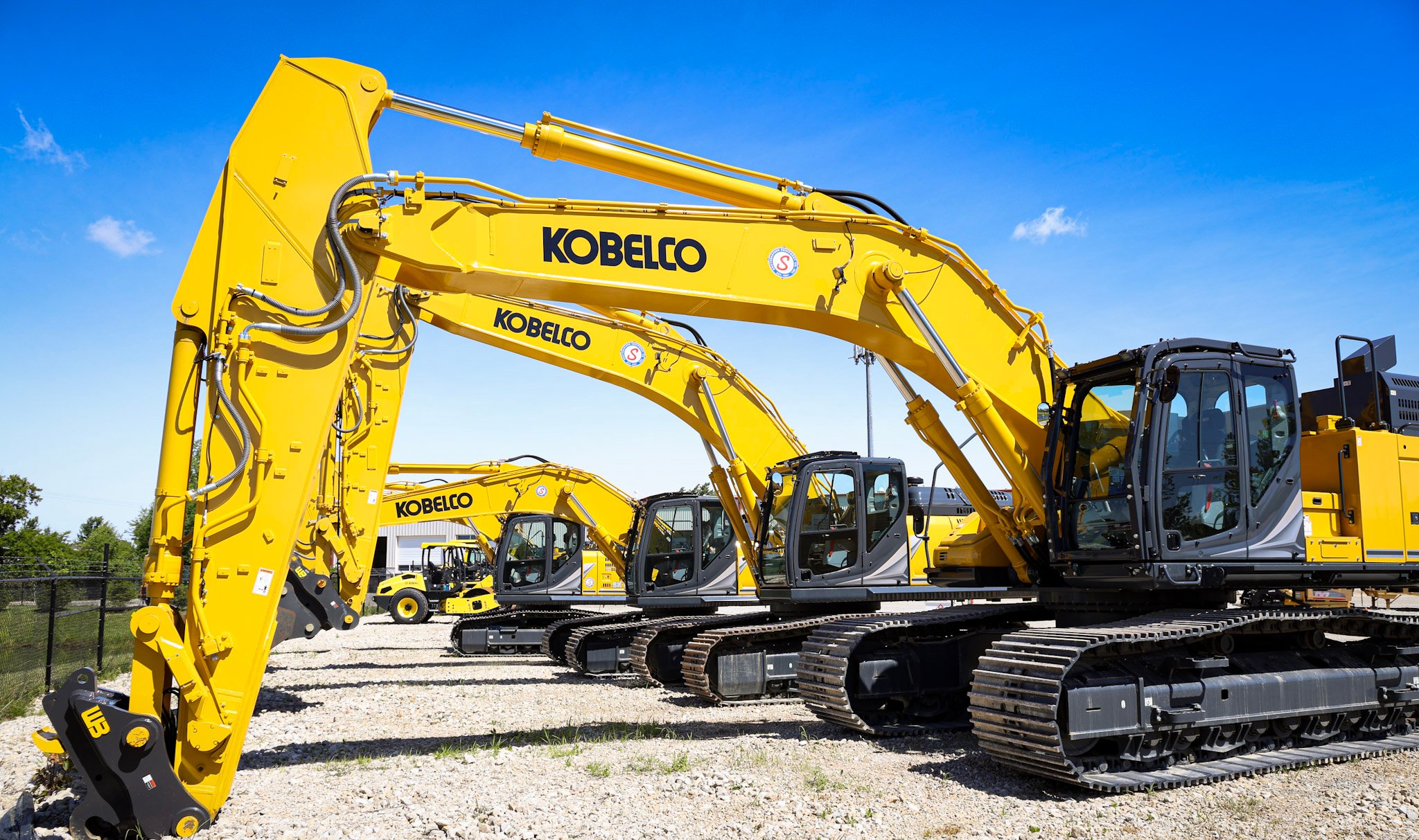 KOBELCO excavators at Southeastern Equipment