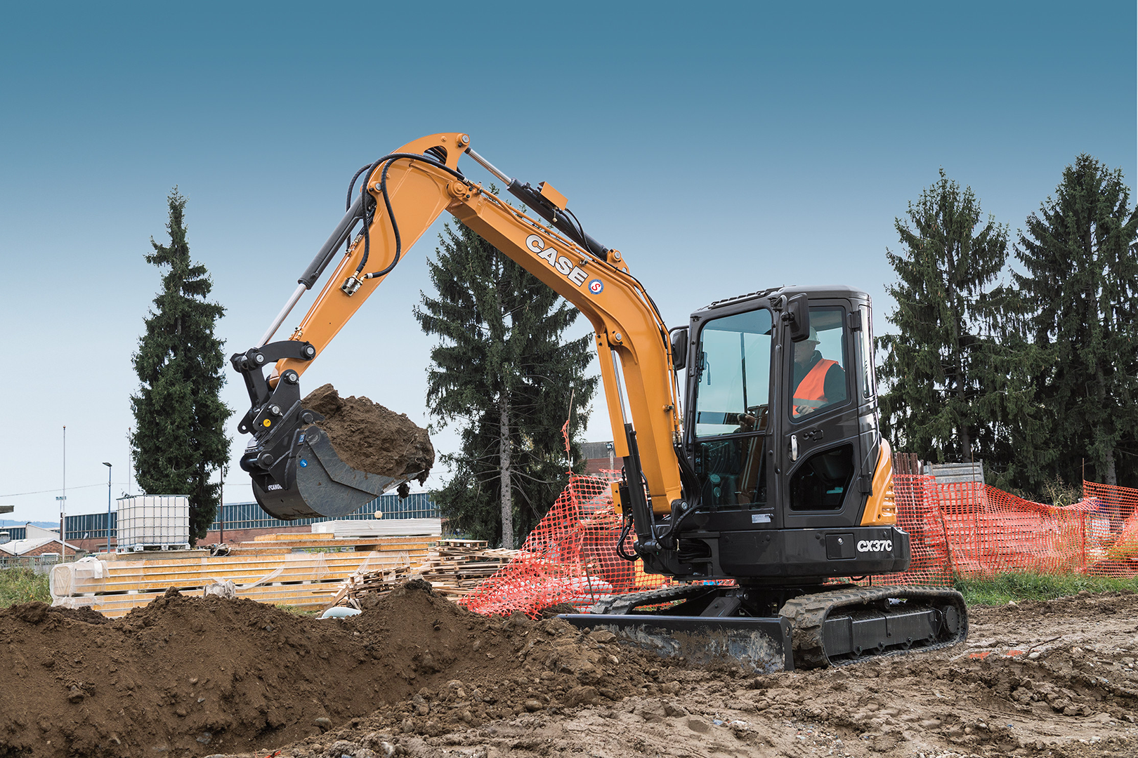 CASE midi excavator