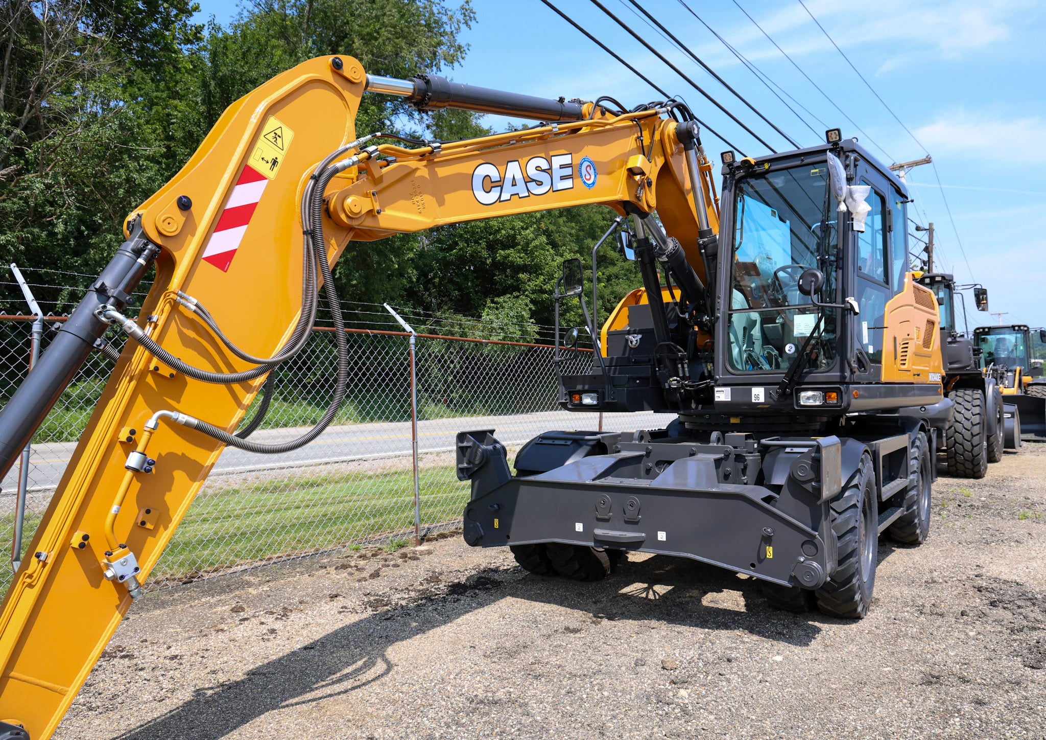 CASE wheeled excavator
